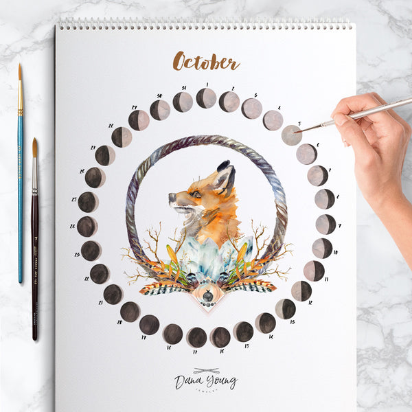 October Moon Calendar Download