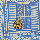 Water Meter Pendant in Gold