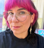 Gator Bites Earrings - Gold Plated